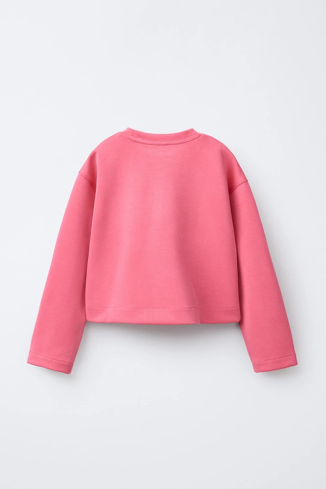 ATHLETIC SWEATSHIRT WITH TEXT