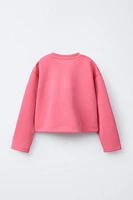 ATHLETIC SWEATSHIRT WITH TEXT