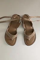 SANDALES CUIR BRIDE CHEVILLE