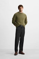 TWILL STRUCTURED PANTS