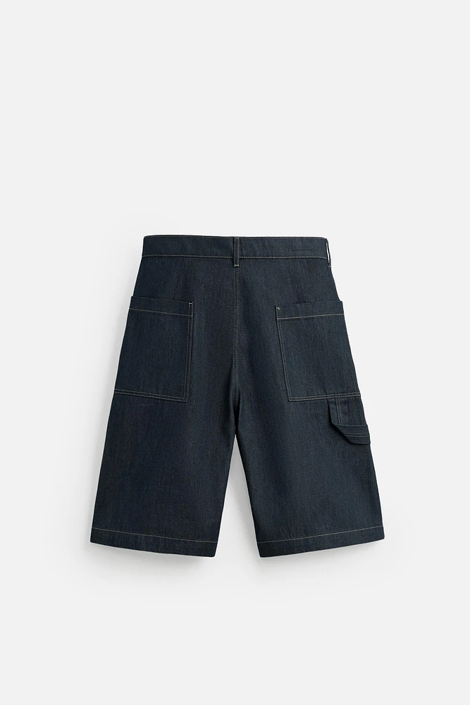 BERMUDA EN DENIM OVERSIZE
