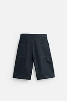 BERMUDA EN DENIM OVERSIZE