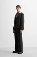 BOUTONNÉ TEXTURED SUIT JACKET