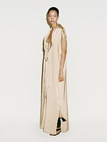 Long flowing dress with scarf detail - Limited Edition