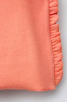 T-SHIRT RIB VOLANTS BRODÉ
