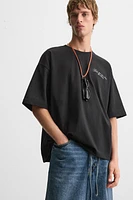PRINTED TEXT T-SHIRT