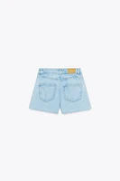SHORT Z1975 EN JEAN TAILLE HAUTE