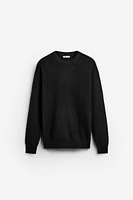 PULL BASIQUE EN MAILLE PERLÉE
