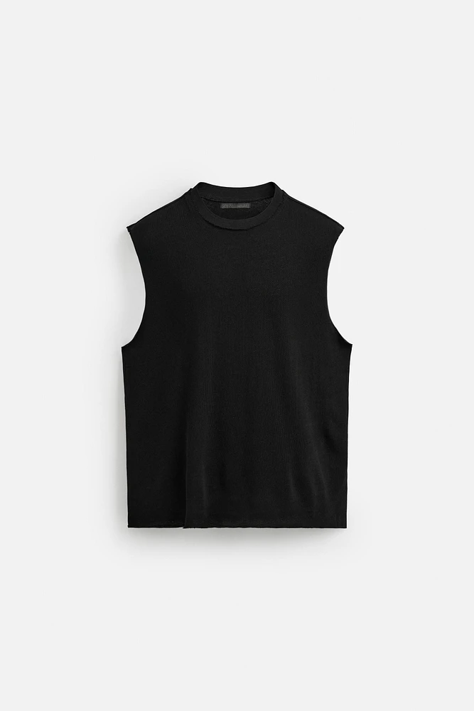 KNITTED TANK TOP