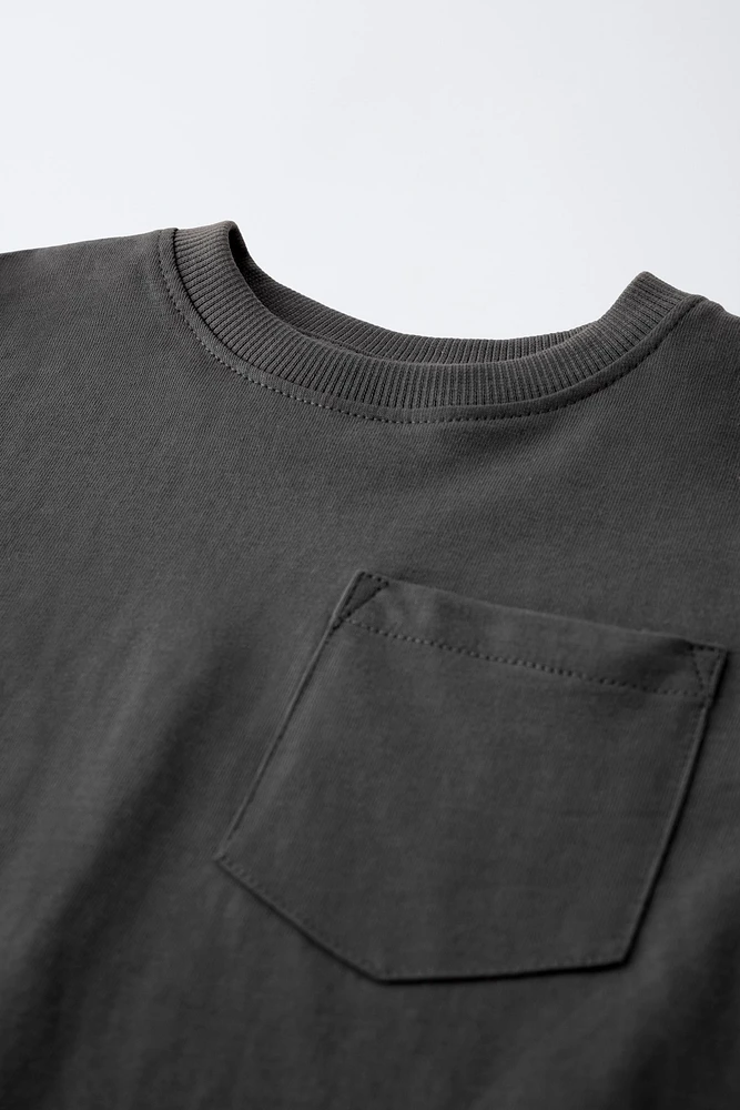 PLAIN POCKET T-SHIRT