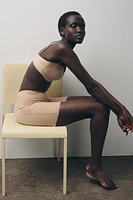 STRAPPY BANDEAU BRA WITH POLYAMIDE