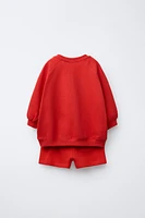 ENSEMBLE DE JOGGING SWEAT ET BERMUDA CASA LAWA © X ZARA KIDS