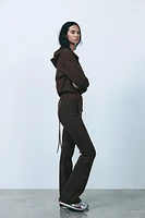 PANTALON FLARE INTERLOCK COUTURES