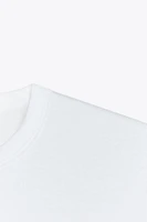 BACK SEAMED T-SHIRT