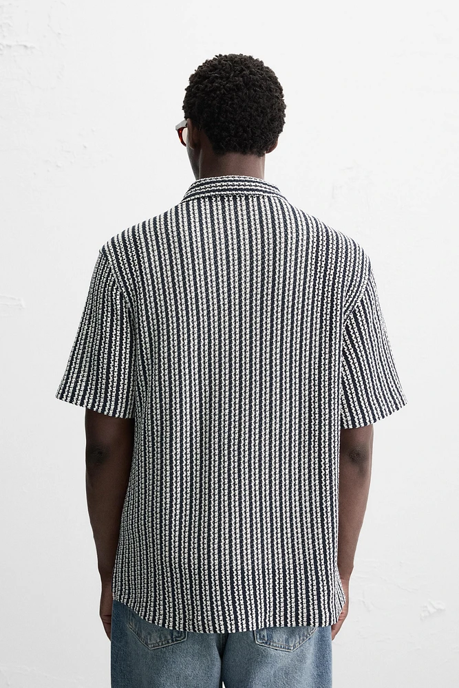CHEMISE STRUCTURÉE OUVERTE