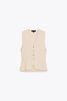 KNIT VEST TOP