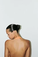 HALTER CUT OUT MINI DRESS