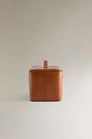 TROUSSE DE TOILETTE CUIR GRAND FORMAT