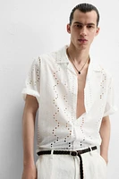 CHEMISE BRODERIE AJOURÉE