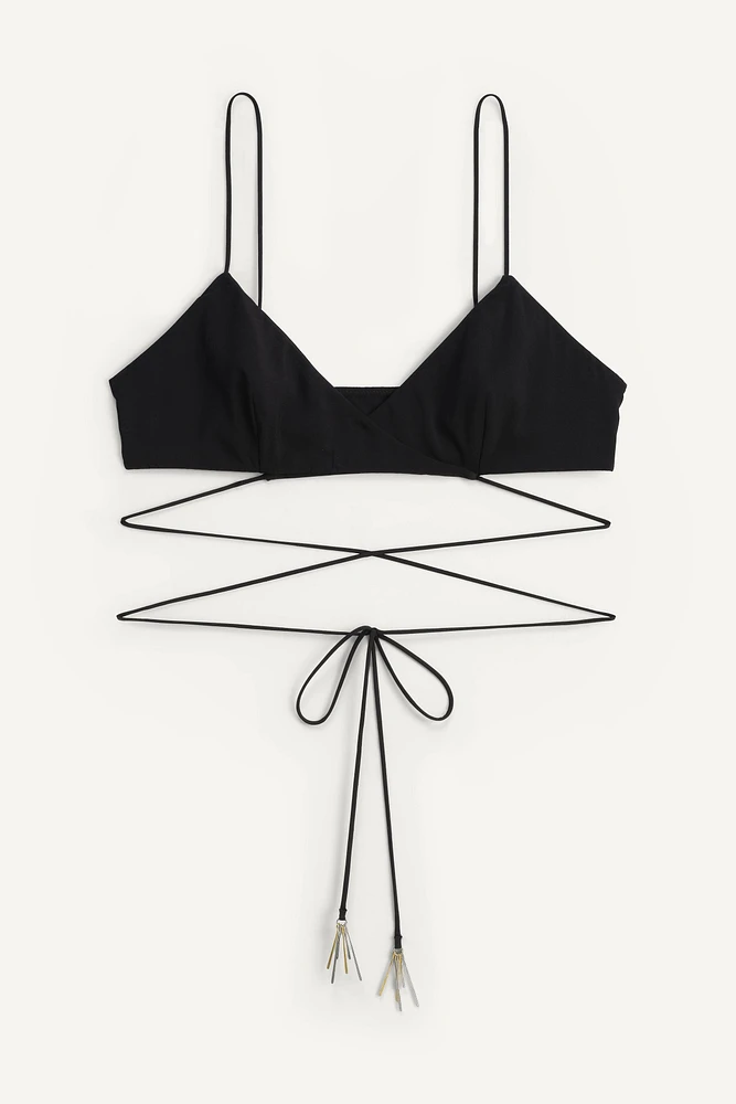LIMITED EDITION TRIANGLE BRA WITH APPLIQUÉS