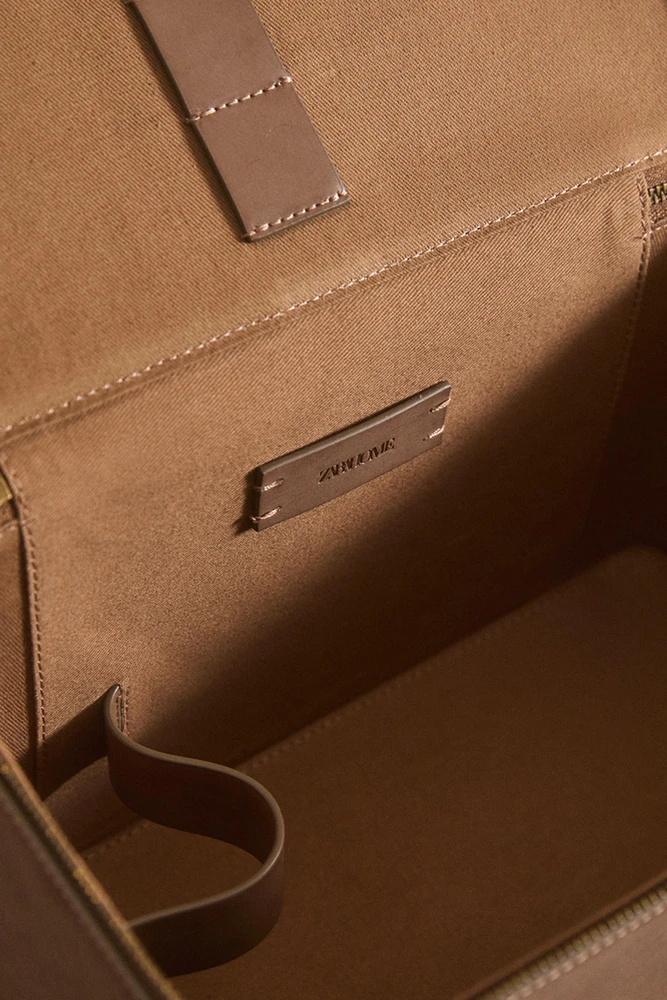 TROUSSE DE TOILETTE CUIR GRAND FORMAT