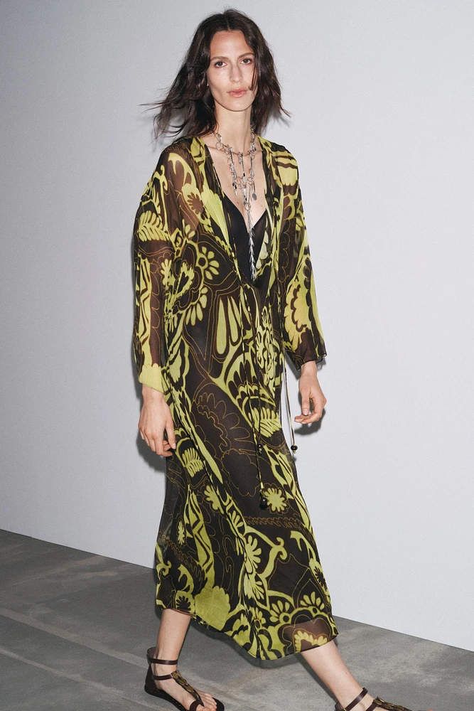 ZW COLLECTION PRINTED TUNIC DRESS