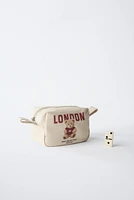 TEDDY BEAR TOILETRY BAG