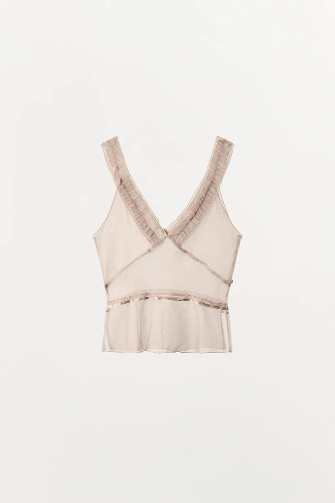 BUTTON CAMISOLE TOP