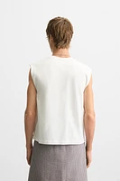 T-SHIRT IMPRIMÉ DÉLAV