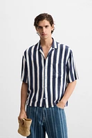 CHEMISE RAYURES VISCOSE