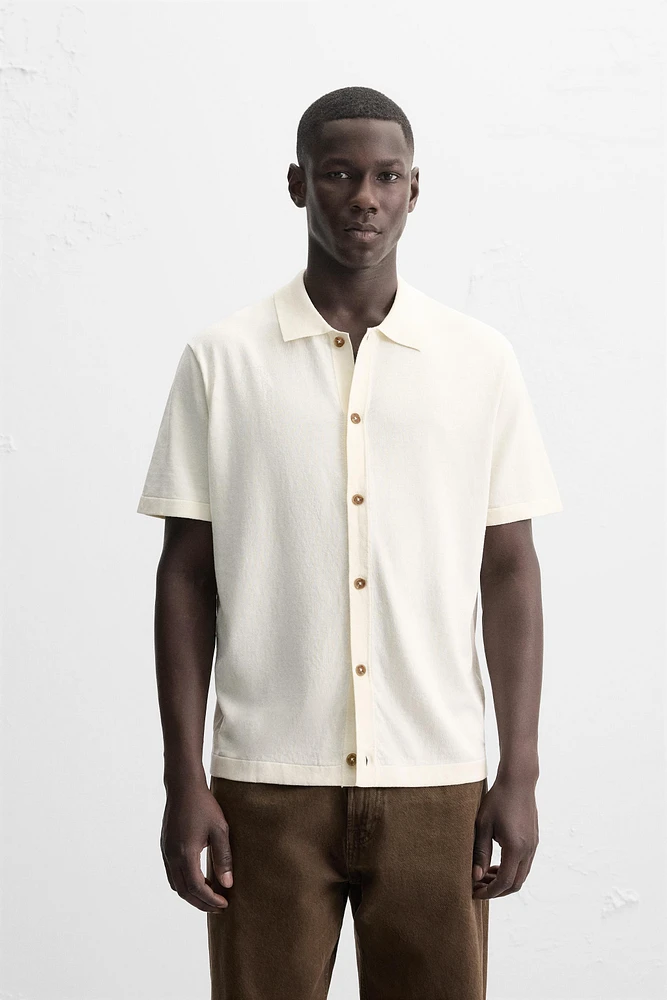 CHEMISE EN MAILLE REGULAR FIT
