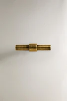 SET OF GOLD METALLIC KNOBS (SET OF 2
