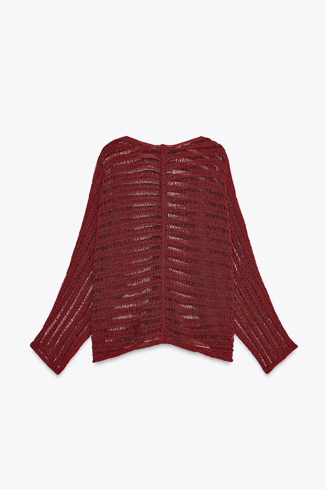 LACE KNIT SWEATER