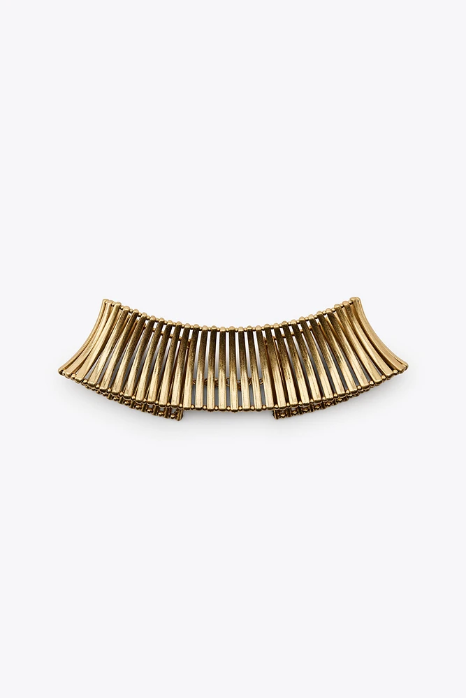 COLLIER CHOKER PIÈCES MÉTALLIQUES