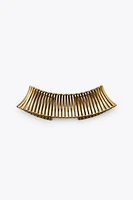 COLLIER CHOKER PIÈCES MÉTALLIQUES