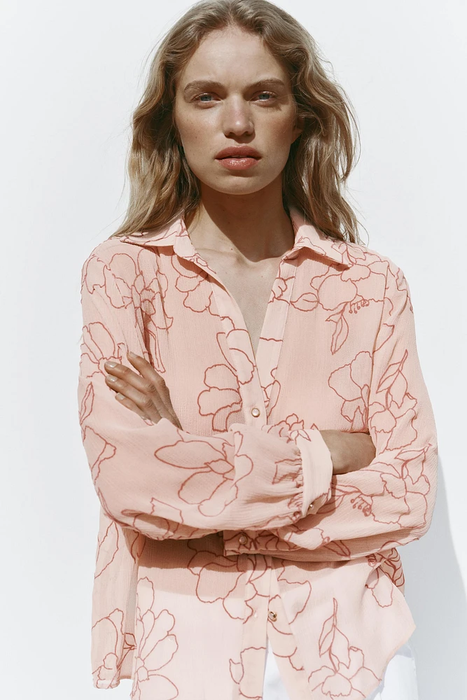 FLOWY FLORAL SHIRT