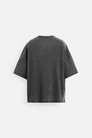 WASHED KNIT T-SHIRT