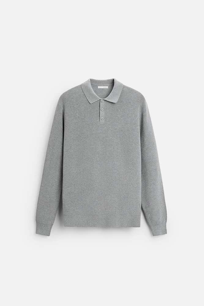 PEARL KNIT POLO SHIRT