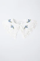CROSS-STITCH EMBROIDERED COLLAR