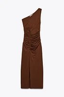 ROBE EN POLYAMIDE ASYMÉTRIQUE