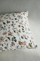 TAIE D’OREILLER SATIN IMPRIMÉ FLEUR