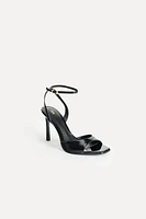 HIGH HEELED LEATHER SANDALS 50TH ANNIVERSARY