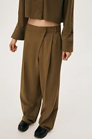 ASYMMETRIC FRONT PANTS