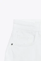 Z1975 SHORTS WITH OPENWORK EMBROIDERY