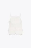 BUTTONED TOP VEST