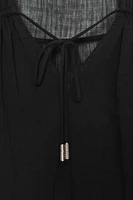 BLOUSE SEMI-TRANSPARENTE