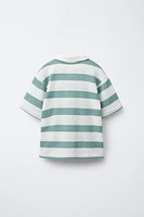 POLO EN MAILLE RAYURES