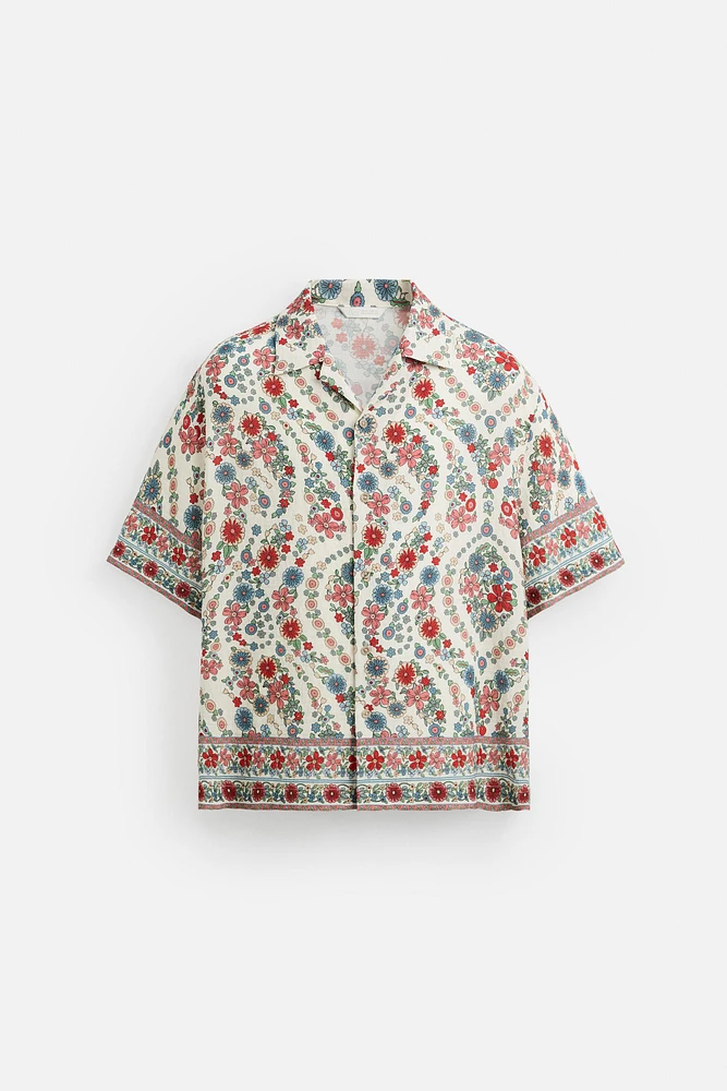 CHEMISE À IMPRIMÉ FLORAL