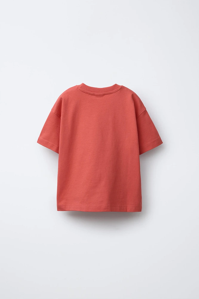 T-SHIRT UNI À POCHE