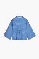 STRIPED LINEN SHIRT